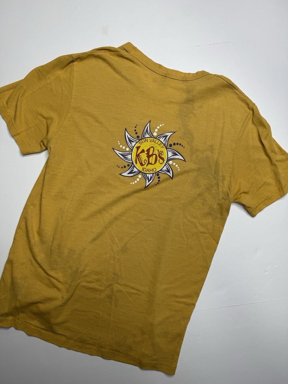 KB’s Burritos Sun Valley Idaho T Shirt Large Single Stitch Apparel Tee